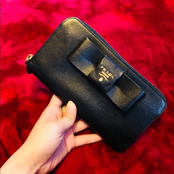 Prada Handbags - Authentic Prada Milano Long Wallet Leather